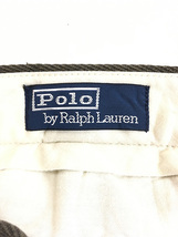 古着 Polo Ralph Lauren タック コットン ギャバジン パンツ W31 L30 古着_画像6