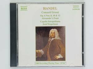 即決CD HANDEL Concerti Grossi Op.6 Nos.8 10 & 12 / Alwxander's Feast Capella Istropolitana / アルバム クラシク W04