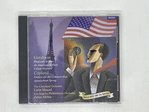 即決CD GERSHWIN / COPLAND ORCHESTRAL WORKS / THE CLEVELAND ORCHESTRA / MAAZEL LOS ANGELES PHILHARMONIC / MEHTA L05