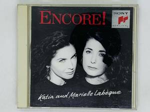 即決CD LABEQUES ENCORE / カティア & マリエル・ラベック / アンコール名曲集 / Katia and marielle Labeque / アルバム G01