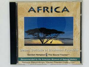即決CD AFRICA Quiet Places Collection / アフリカ / Dry Winds of Kalahari Evening Lizards Insect Solo / アルバム レア 希少 T02