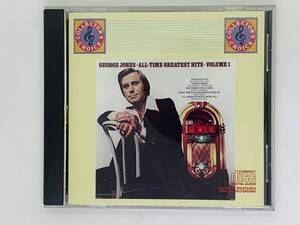 即決CD GEORGE JONES ALL TIME GREATEST HITS VOLUME 1 / THE RACE IS ON MY FAVORITE LIES WHY BABY WHY レア 希少 アルバム Y43