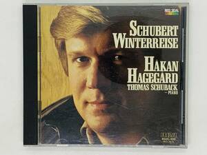 即決CD シューベルト 歌曲集 冬の旅 ホーカン・ハーゲゴール / SCHUBERT WINTERREISE HAKAN HAGEGARD / アルバム Y06