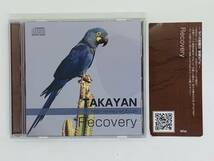 即決CD Recovery TAKAYAN / Survivor Relic My Blues Overdrive Jazz Can Do For Tomorrow / 帯付き レア 希少 W02_画像1