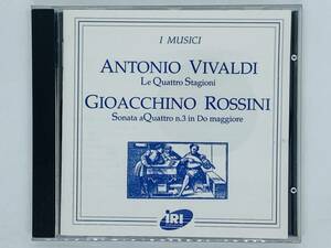 即決CD I MUSICI / VIVALDI Le Quattro Stagioni / ROSSINI Sonata a Quattro / The Four Seasons / Massimo Paris レア Z10