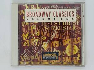 即決CD BROADWAY CLASSICS Orignal Broadway Cast BEST ONE オムニバス ミュージカル アルバム X10