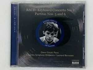 即決CD BACH keyboard Concerto No.1 / Partias Nos 5 and 6 / GLENN GOULD Piano / Leonard Bernstein / バッハ NAXOS Historical X17