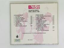 即決廃盤CD ザ・ビートルズ ライヴ・イン・パリ 1965 / The Beatles PALIS PALAIS DES SPORTS PALIS JUNE 20 1965 / 国内盤 激レア J06_画像2