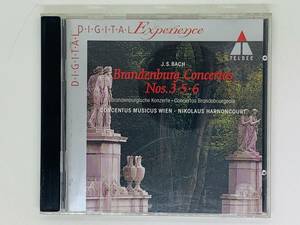 即決CD BACH BRANDENBURG CONCERTOS 3 5 & 6 / OVERTURE NO 3 / CONCENTUS MUSICUS WIEN / NIKOLAUS HARNONCOURT / バッハ クラシック Y39