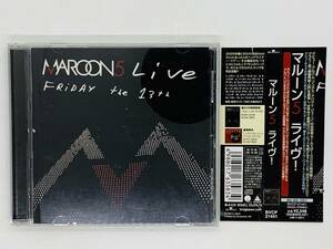 即決CD MAROON5 LIVE FRIDAY the 13th / マルーン5 ライヴ / アルバム Y10