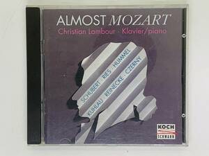 即決CD オーストリア盤 ALMOST MOZART / CHRISTIAN LAMBOUR / モーツァルト / Figaro CARL CZERNY / クラシック レア F05