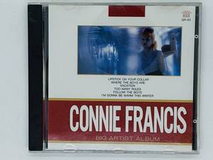 即決CD CONNIE FRANCIS BIG ARTIST ALBUM / コニー・フランシス / VACATION TOO MANY RULES MY HAPPINESS / アルバム Y02