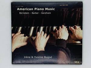 即決CD American Piano Music / SOLAL / Irene & Yvonne Bugod / SOL 001 / アメリカン ピアノ デジパック仕様 レア Y36