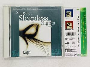 即決CD ソングス フォー スリープレス ナイト / フェイス / Songs for Sleepless Nights vol.1 / 帯付き アルバム セット買いお得 X03
