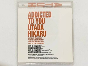 即決CD 宇多田ヒカル ADDICTED TO YOU / セット買いお得 U01