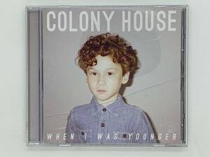 即決CD COLONY HOUSE / WHEN I WAS YOUNGER / SILHOUETTES / アルバム ヒビあり Y24