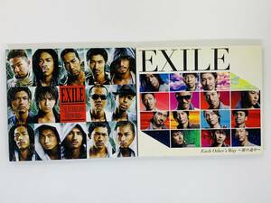 即決2CD EXILE / THE HURRICANE FIREWORKS / Each other's Way 旅の途中 / エグザイル スリーブ付き 2枚組 セット W01