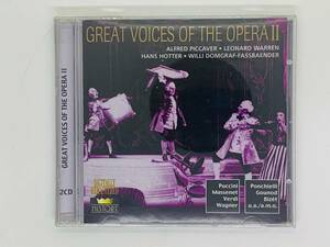 即決2CD GREAT VOICES OF THE OPERA II / PICCAVER / WARREN / U.A./A.M.O. / オペラ 2枚組 アルバム Z01