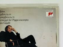 即決CD ブラームス 4つのバラード 2つのラプソディ 間奏曲集 グレン・グールド / BRAHMS 4 BALLADES / Glenn Gould / レア Y43_画像2