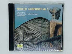 即決CD MAHLER SYMPHONY NO.4 / Elsie Morison Rafael Kubelik / マーラー Y32