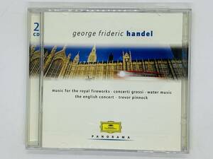 即決2CD 独盤 PANORAMA / GEORGE FRIDERIC HANDEL / Water Music Wassermusik Concerto a due cori no.3 アルバム Z49