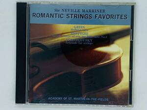即決CD 弦楽合奏名曲集 マリナー / ROMANTIC STRINGS FAVORITES MARRINER / The CD Club T02