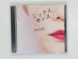 即決CD シックスセンス heidi カード付 / アンダー トワイライトタウン 体温 未完成 歌声 / アルバム Y19