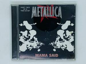 即決CD METALLICA MAMA SAID / メタリカ ママ・セッド / SO WHAT (LIVE) / X06