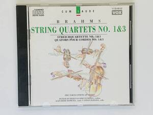 即決CD BRAHMS / STRING QUARTETS NO: 1&3 / ブラームス / クラシック レア 希少 セット買いお得 V05