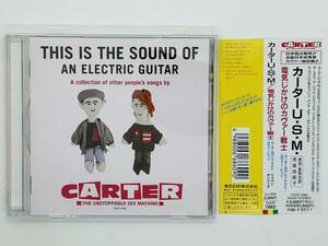 即決CD CARTER U.S.M. THE UNSTOPPABLE SEX MACHINE / THIS IS THE OF AN ELECTRIC GUITAR / カーター 帯付き 国内盤 T06