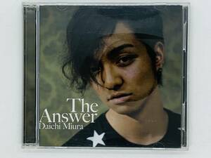 即決CD+DVD 三浦大知 The Answer / Daichi Miura / ジ・アンサー / Y11