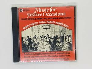 即決CD Music for Festive Occasions / Fanfare and Chorus Trumpet Voluntary Heroic Marches / 激レア 希少 アルバム J02