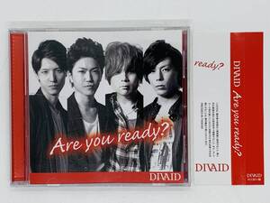 即決CD DIVAID Are you ready? / TONIGHT HARDRUN GUN'S GLOW あの頃の未来 / 帯付き Z06