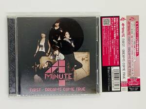 即決CD フォーミニッツ 4Minute / FIRST / DREAMS COME TRUE / 初回限定盤A 帯付き セット買いお得 W03