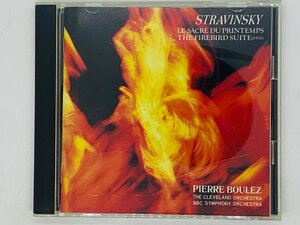 即決CD ストラヴィンスキー 春の祭典 火の鳥 ピエール・ブレーズ指揮 クリーヴランド管弦楽団 STRAVINSKY BOULEZ The CD Club Z10