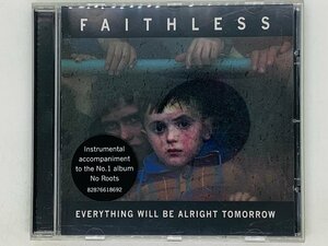 即決CD FAITHLESS EVERYTHING WILL BE ALRIGHT TOMORROW / アルバム 激レア Q05