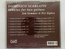 即決CD SCARLATTI Sonatas for two guitar / Jan Sommer & Per Dybro / レア 希少 アルバム セット買いお得 V01_画像2