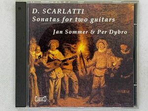 即決CD SCARLATTI Sonatas for two guitar / Jan Sommer & Per Dybro / レア 希少 アルバム セット買いお得 V01