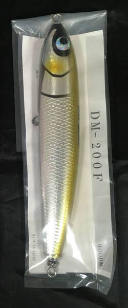 ★新品未使用★ Valleyhill KAMIWAZA バレーヒル カミワザ DM-200F 85g ダイビングペンシル GB オフショア ウッドプラグ