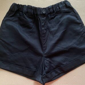 130 コムサイズム 濃紺 ショートパンツ お受験 運動 ネイビー