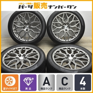 【美品】VOSSEN HF-2 FLAT 21in 9.5J +26 PCD130 ピレリ P ZERO 295/40R21 ベンツ承認 AMG W463A Gクラス G63 G550 G400d G350d ゲレンデ