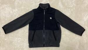 115 centimeter Arnold Palmer black & gray fleece jacket 