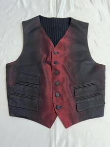 Jean Paul GAULTIER ジャンポールゴルチエ ゴルチェ　ベスト　ジレ　光沢　アーカイブ　archive tops vest