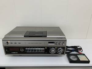 昭和レトロ TOSHIBA 東芝 カセットVTR V-5300 ベータビデオデッキ 中古品 管理22023