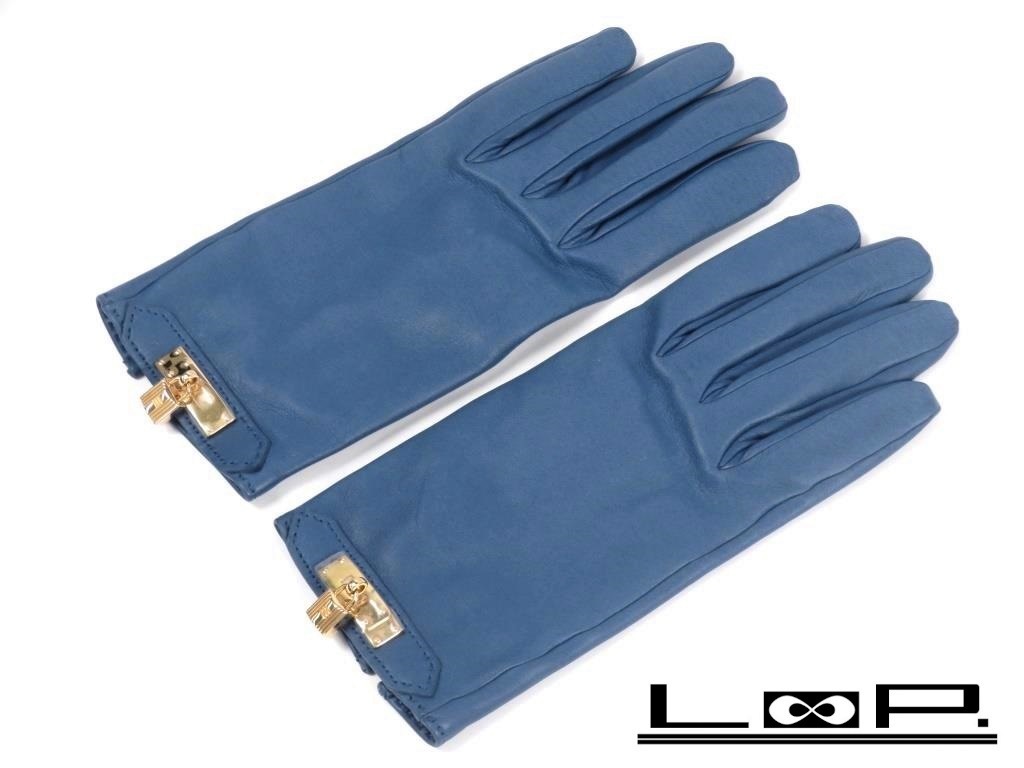 再入荷 新品未使用 エルメス グローブホルダー メドール グリ
