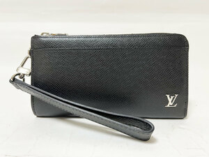 送料無料 LOUIS VUITTON ルイウ゛ィトン タイガ ジッピー・ドラゴンヌ ファスナー長財布 クラッチバッグ M69409 美品