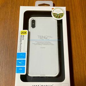 未使用品　Just Mobile iPhone X TENC クリア　スマホケース　iPhoneケース　カバー