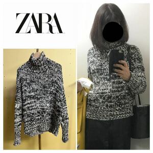 ZARA ハイネックニット　ニット　M 181222