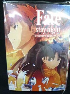 xs657 レンタルUP＃DVD Fate/stay night フェイト・ステイナイト Unlimited Blade Works 全11巻 ※ケース無