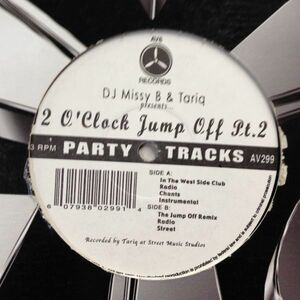 12inchレコード　DJ MISSY B & TARIQ / 12 O'CLOCK JUMP OFF PT.2 (AV8)